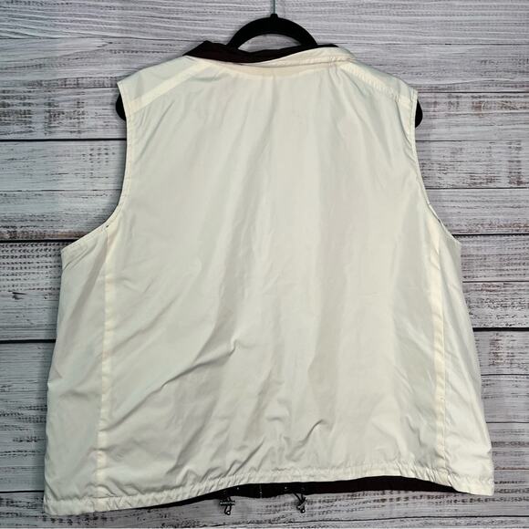 Ralph Lauren Womens 2X Reversible Military Safari Aviator Vest Polyester - Picture 5 of 13